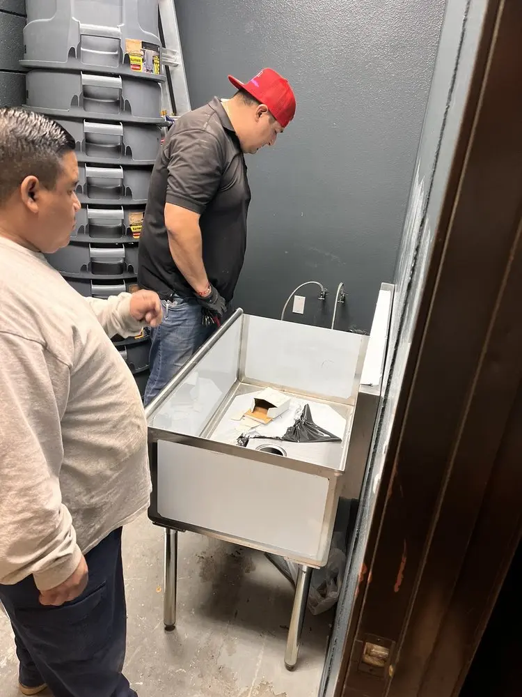 Commercial plumbing and sink installation in Kuna